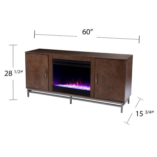 Southern Enterprises Dibbonly Color Changing Fireplace
