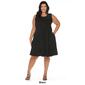 Plus Size White Mark Solid Fit and Flare Dress - image 6