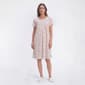 Womens Elizabeth & Nicole Garden Toile Lace Henley Nightgown - image 1