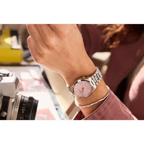 Womens Citizen&#174; Tsuyosa Automatic Pink Dial Watch - NJ0200-50Z