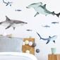 RoomMates(R) Sharks Peel &amp; Stick Wall Decal Set - image 1