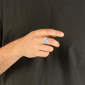 Mens Lynx 1/4ctw. Miracle Set Lab-Grown Diamond Ring - image 5