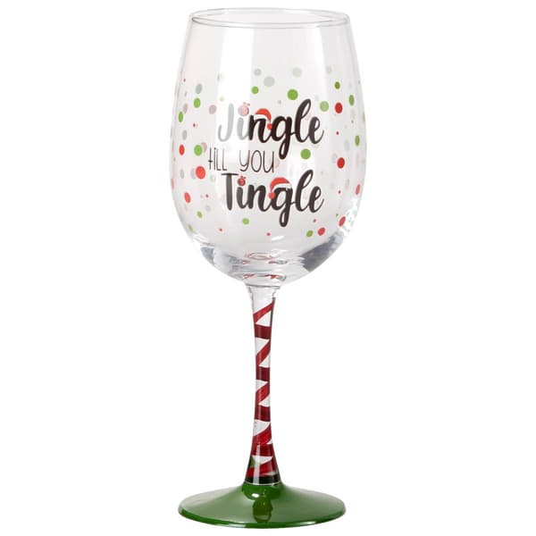 Home Essentials 15oz. Jingle till You Tingle Goblet - image 