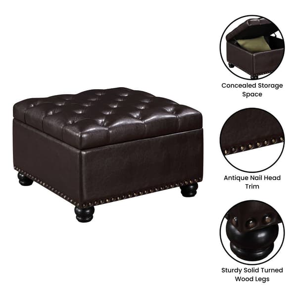 Convenience Concepts Designs4Comfort Herald Ottoman