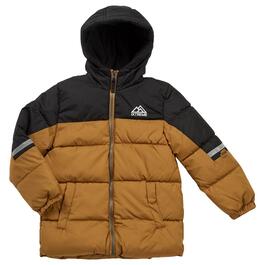 Boys &#40;4-7&#41; iXtreme Color Block Puffer - Gingerbread