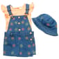 Toddler Girl Little Lass&#174; Embroidered Floral Jumper with Hat - image 2