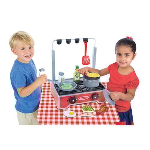 Melissa &amp; Doug® Deluxe Wooden Cooktop Set