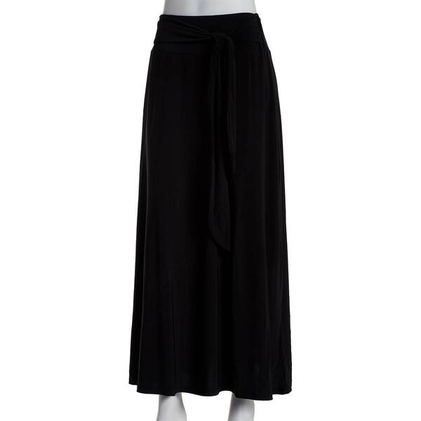 Womens NY Collection Pull On Solid Skirt - image 