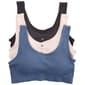 Plus Size Lucky Brand 3pk. Ribbed Seamless Comfort Bra LVD14351XB - image 1