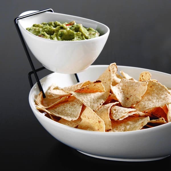 Gracious Dining 2 Tier Dip &amp; Chip Serving Set - image 