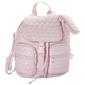 Womens Madden Girl Heart Quilted Drawstring Backpack - image 1