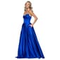 Juniors Blondie Nites Satin Strapless A-line Dress - image 4