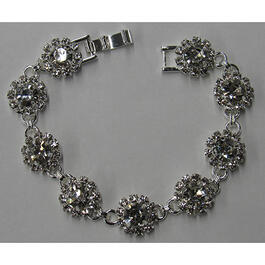 Rosa Rhinestones Daisy Design Bracelet