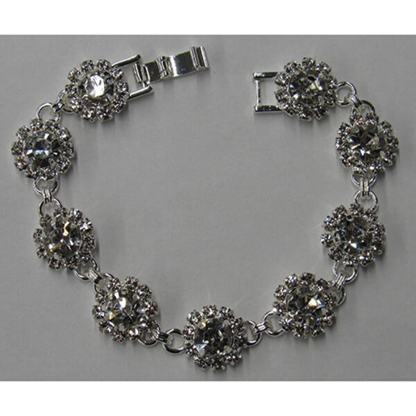 Rosa Rhinestones Daisy Design Bracelet - image 