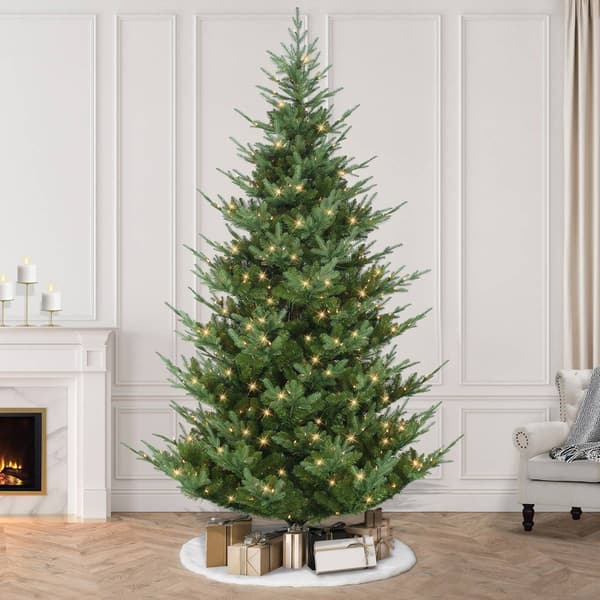 Puleo International 9ft. Pre-Lit Hillside Spruce Christmas Tree