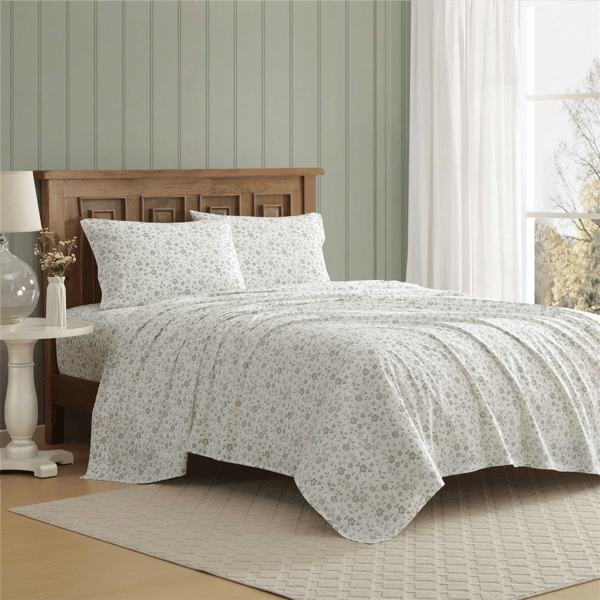Laura Ashley® Miranda Percale Sheet Set