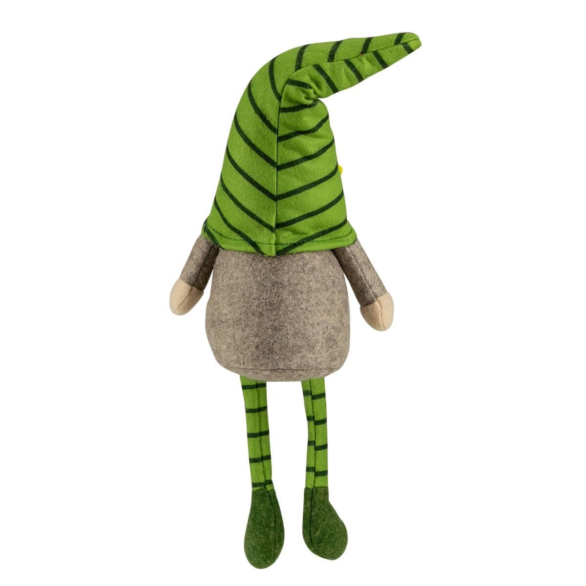 Northlight Seasonal Striped Gnome with Crossed Legs