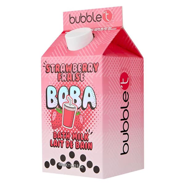 Bubble T Strawberry Bath Milk