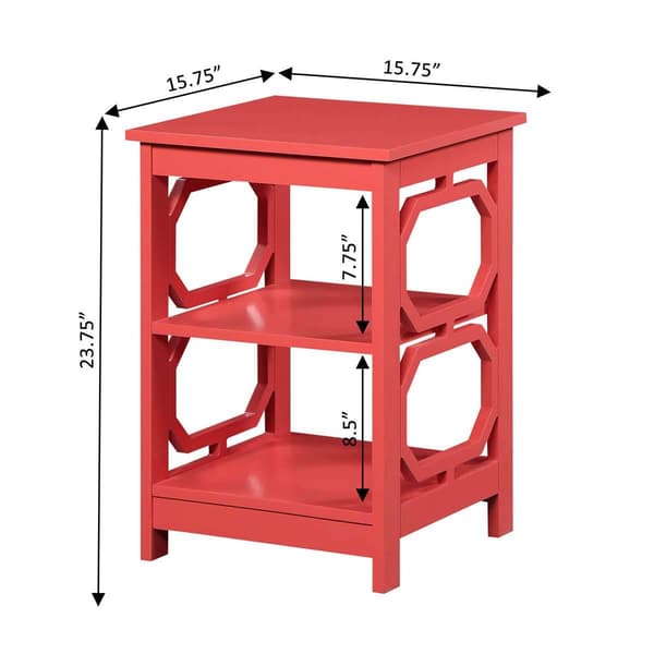 Convenience Concepts Omega 3-Tier End Table