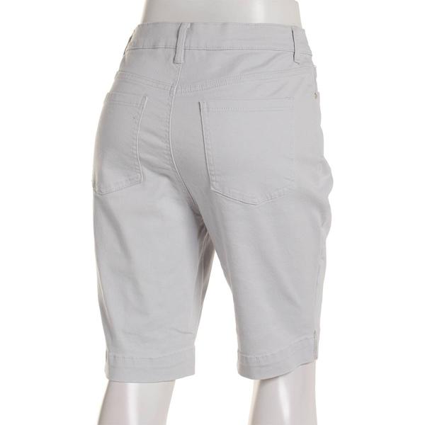 Petite Gloria Vanderbilt Solid Amanda Bermuda Shorts