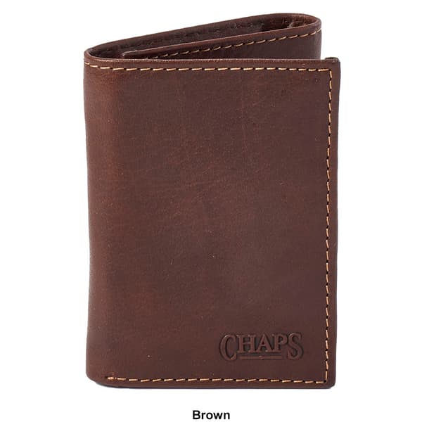 Mens Chaps Chaps Buff Oily Trifold Wallet