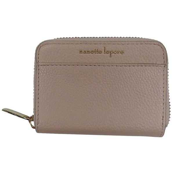Nanette Lepore Franky Solid Zip Around Wallet - image 