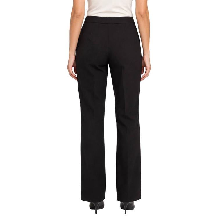 Womens Zac & Rachel Solid Pull On Bootcut Dress Pants