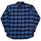 Mens Big &amp; Tall Mountain Ridge(R) Flannel Shirt - Navy/Light Blue - image 1