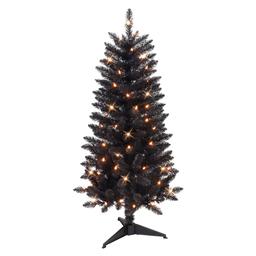 Puleo International 4ft. Pre-Lit Pine Artificial Christmas Tree