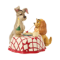 Jim Shore Disney Traditions Lady & Tramp Spaghetti Scene Figurine - image 1