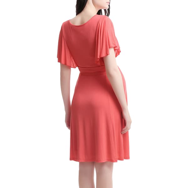 Womens Glow & Grow&#174; Belted Nursing A-Line Maternity Dress