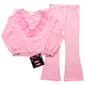 Girls &#40;7-12&#41; BTween&#40;R&#41; Mesh Ruffle Sweatshirt & Sparkle Leggings - image 1