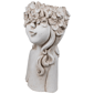 Northlight Lady Head with Flowers Outdoor Garden Planter - image 4
