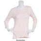 Womens Architect® 3/4 Sleeve Rib Scoop Neck Top - image 4