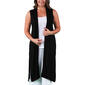 Plus Size 24/7 Comfort Apparel Maxi Cardigan Vest - image 1