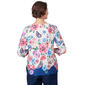 Womens Alfred Dunner In Full Bloom Floral Butterfly Border Tee - image 2