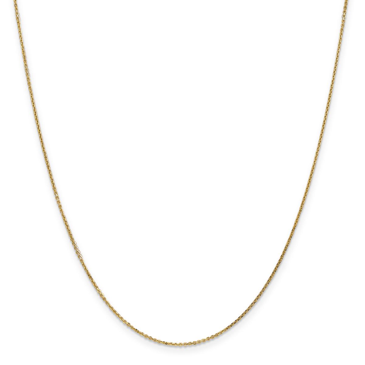 Unisex Gold Classics™ .95mm. 14kt. Diamond Cut Cable...