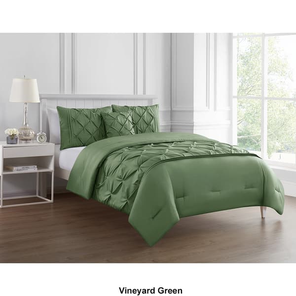 Olivia Parker® Pintuck 4pc. Comforter Set