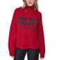 Womens DKNY Jeans Long Sleeve Mock Neck Logo Sweater - image 1