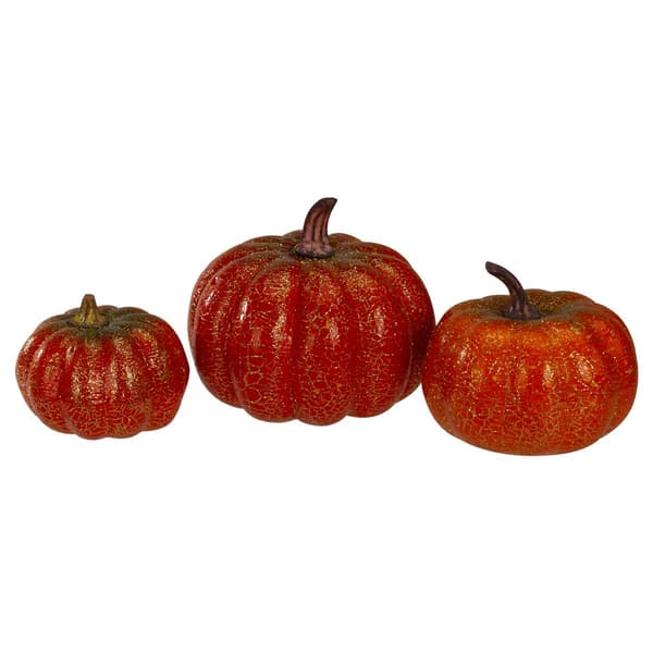 Northlight Seasonal Set of 5 Artificial Pumpkins Decoration