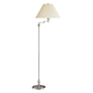 HomeRoots 59in. Nickel Swing Arm Floor Lamp With Empire Shade - image 3
