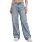 Juniors YMI(R) Mid Rise Cinch Bow Wide Leg Jeans - image 1