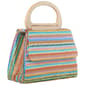 D''Margeaux Bright Straw Stripes Evening Bag - image 3