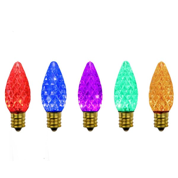 Northlight 25pk. C7 LED Multi-Color Christmas Replacement Bulbs