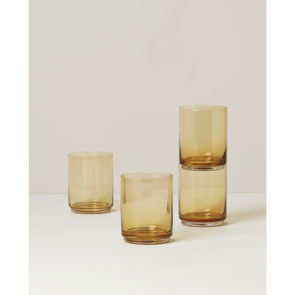 Lenox® Tuscany Classics Stackable Amber Tall Glasses - Set of 4