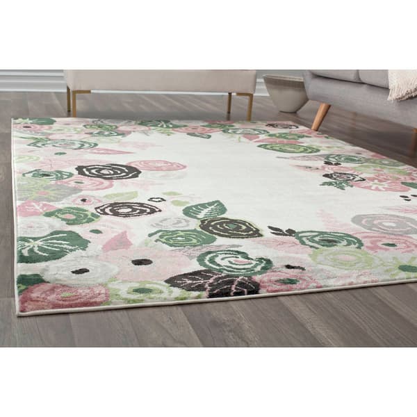 Rugs America&#8482; Valentina Royal Blossom Pink Transitional Area Rug