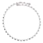Athra Silver Plated Simulated Pearl & Clear Crystal Bracelet - image 2