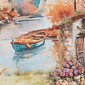 Womens Alfred Dunner Classics Autumn Lake Scene Blouse - image 6
