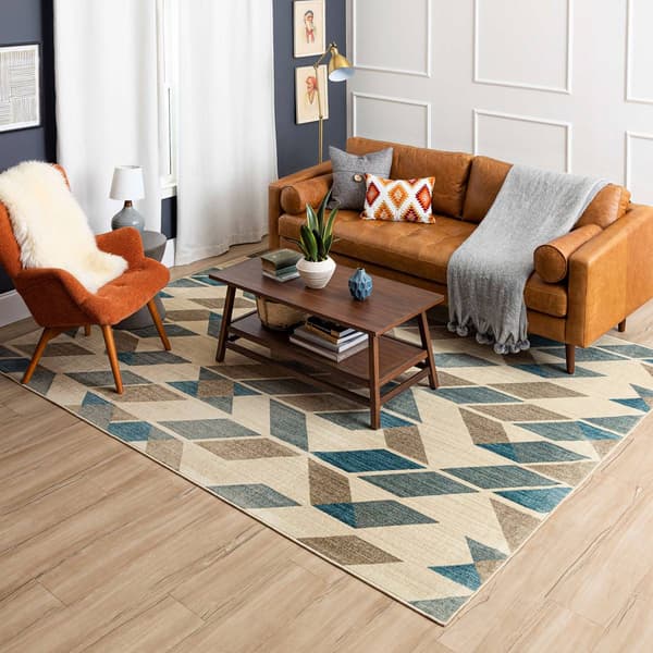 Mohawk Home Rimto Blue Large Area Rug