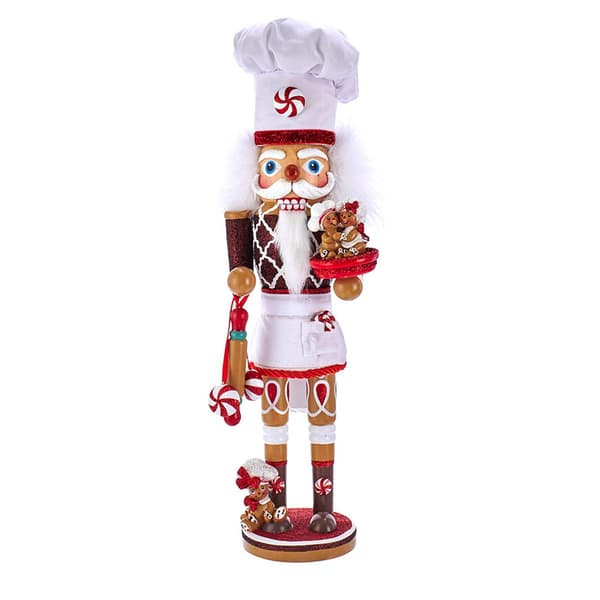 Kurt S. Adler 15.5in. Hollywood&#40;tm&#41; Gingerbread Chef Nutcracker - image 